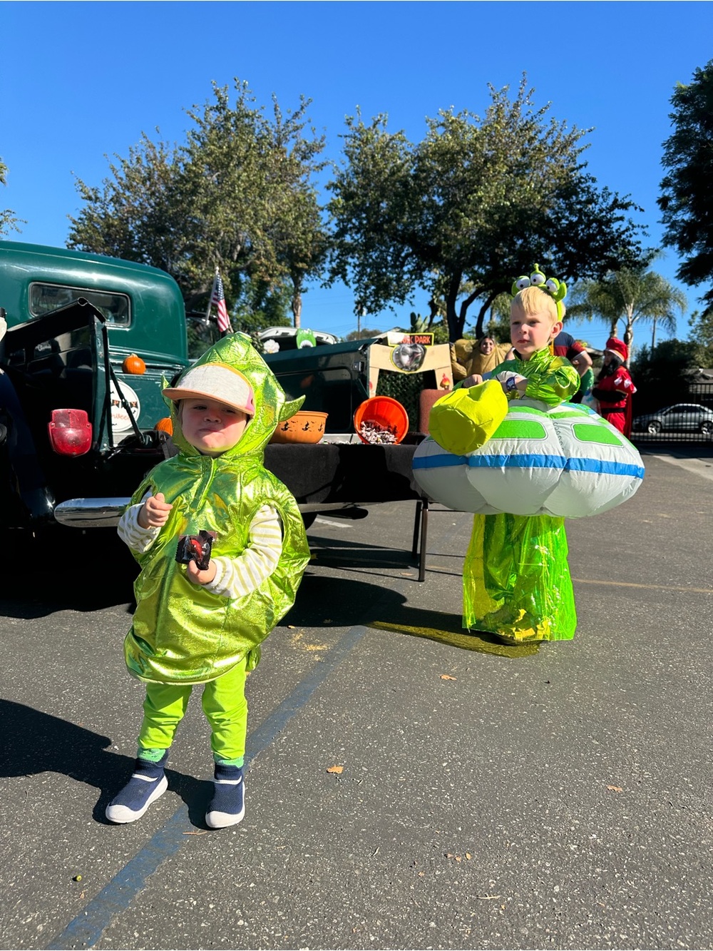 Green Aliens & Purple Astronaut Family Costume Set - Zara, Pottery Barn Kids